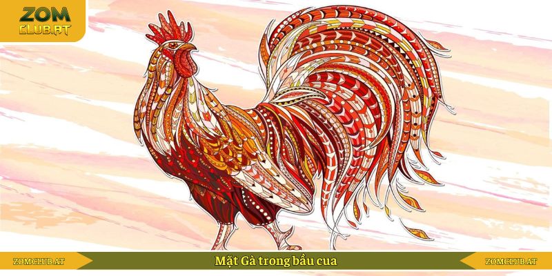 Mặt gà ấn tượng trong bầu cua