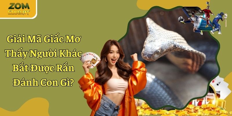 Giải Mã Giấc Mơ Thấy Người Khác Bắt Được Rắn Đánh Con Gì?